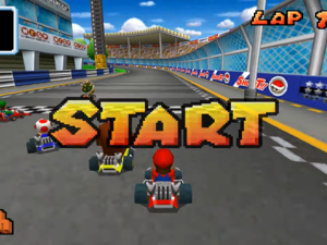 Mario Kart DS is much more fun on widescreen settings with MelonDS on Windows